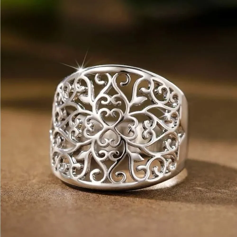 5 for $25 Silver Color DECOR Ring